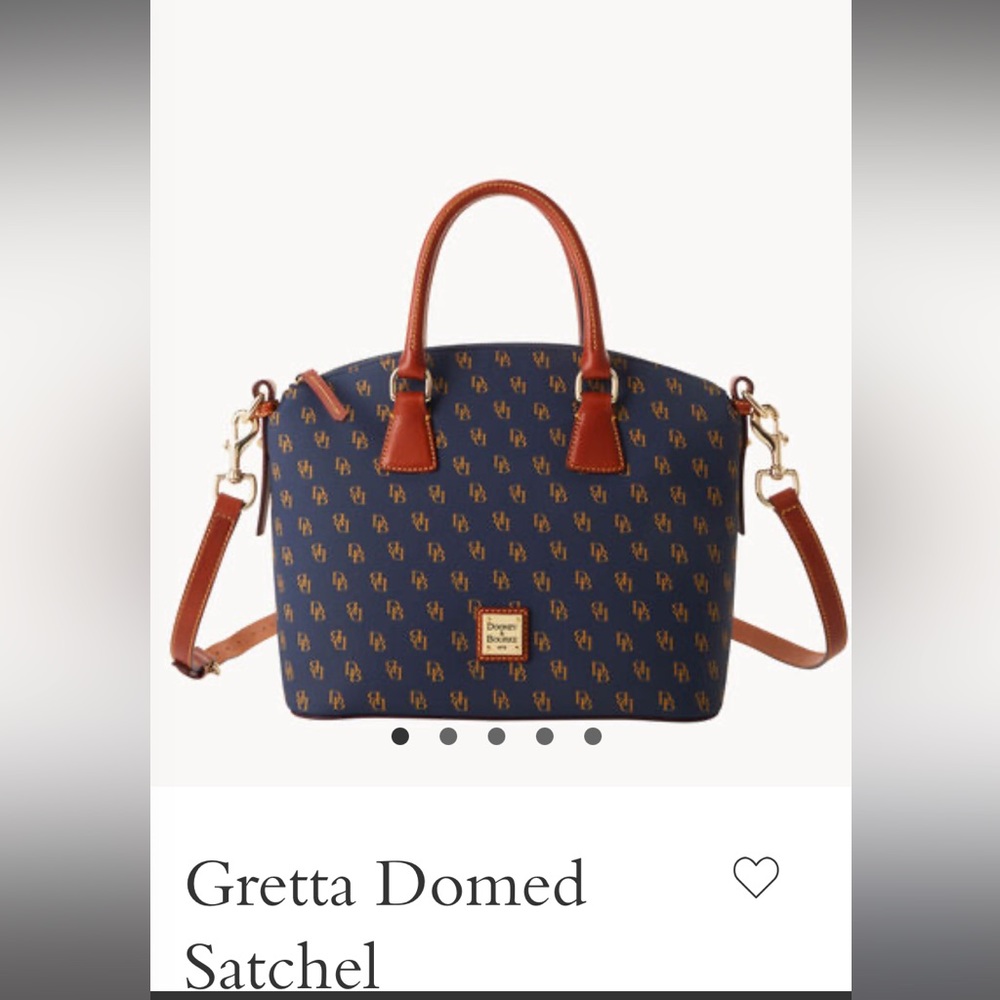 Vintage Dooney and Bourke Gretta Domed Satchel